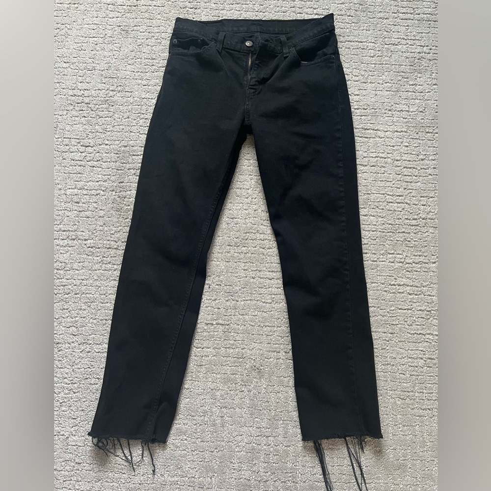 Levi’s 511 Raw Edge Black Jean